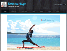 Tablet Screenshot of fasinateyoga.com